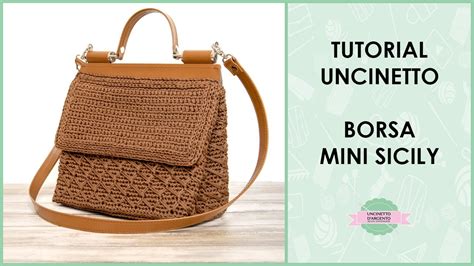 borsa uncinetto dolce gabbana tutorial|Una borsa al punto croce firmata Dolce e Gabbana .